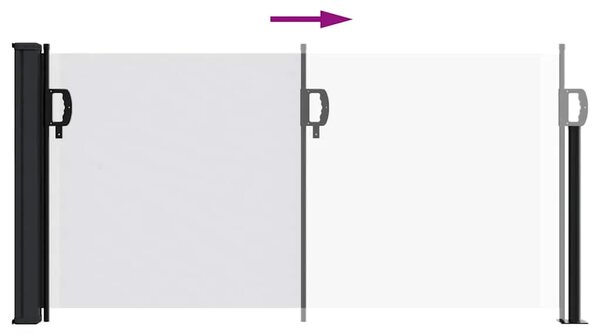 Bočna tenda na uvlačenje bijela 100 x 300 cm - Bijela 100 x 300 cm 1 Bijela