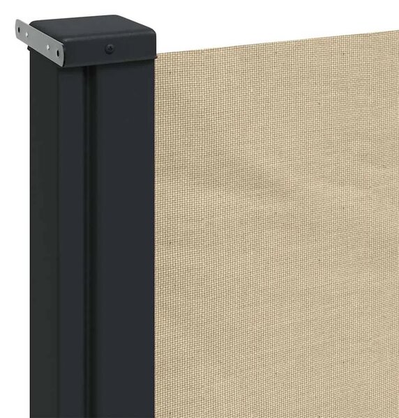 Bočna tenda na uvlačenje bež 220 x 500 cm - Bež 220 x 500 cm 1 Bež