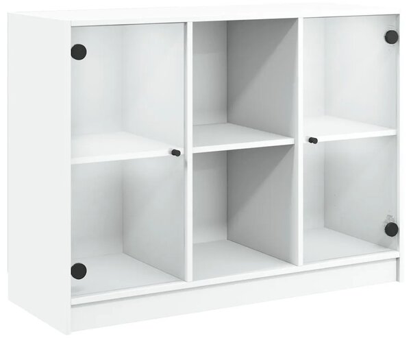 Komoda bijela 102x37x75 5 cm od konstruiranog drva - Bijela 1 102 cm Bijela