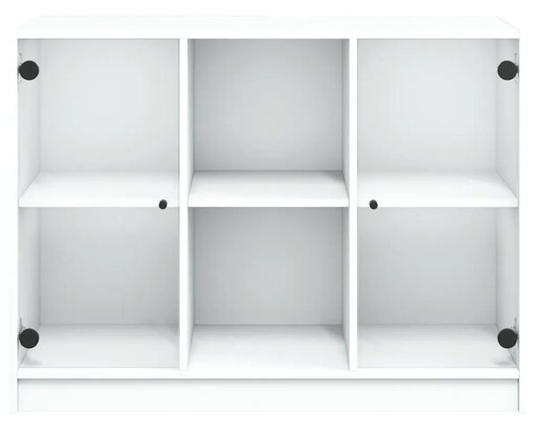 Komoda bijela 102x37x75 5 cm od konstruiranog drva - Bijela 1 102 cm Bijela
