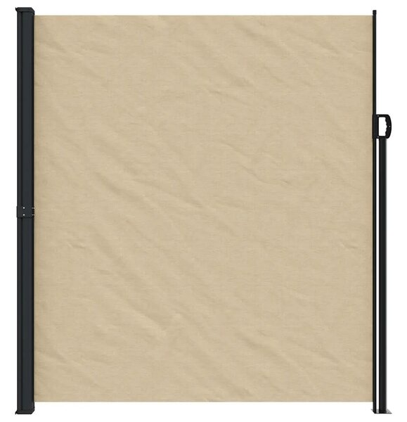 Bočna tenda na uvlačenje bež 220 x 500 cm - Bež 220 x 500 cm 1 Bež