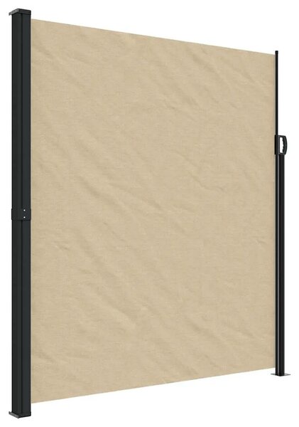Bočna tenda na uvlačenje bež 220 x 500 cm - Bež 220 x 500 cm 1 Bež