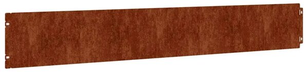 Ograda oko Travnjaka 10 pcs 15 x 103 cm Otporni čelik Rđa - Otporni čelik 15 x 103 cm 10 Otporni čelik