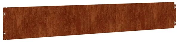 Ograda oko Travnjaka 10 pcs 15 x 103 cm Otporni čelik Rđa - Otporni čelik 15 x 103 cm 10 Otporni čelik