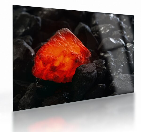Staklena slika - užareni mineral (70x50 cm)