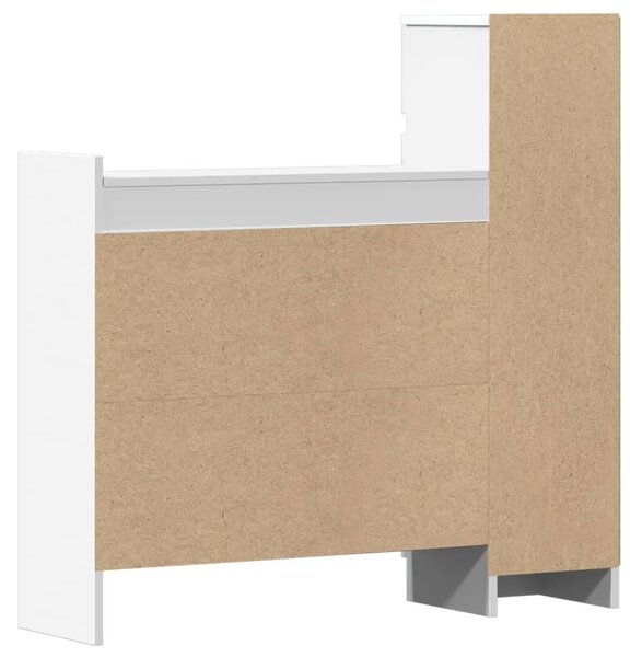 Ormarić za cipele bijeli 100 5x28x100 cm od konstruiranog drva - Bijela 1 1 1