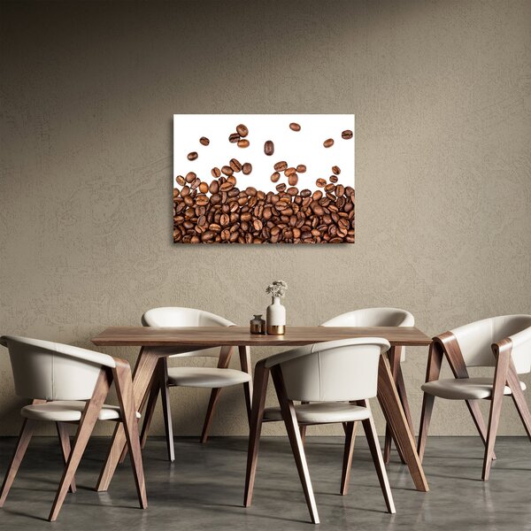 Staklena slika - Zrna kave (70x50 cm)