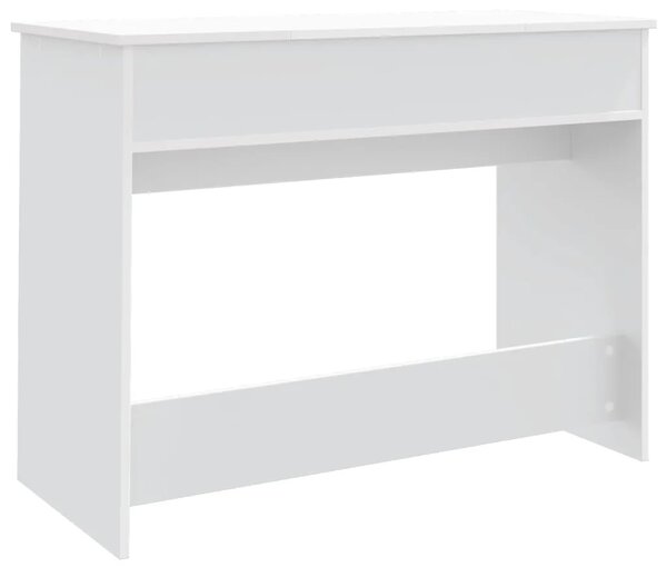 Toaletni stolić s ogledalom bijeli 100x45x76 cm - Bijela 1 Bijela