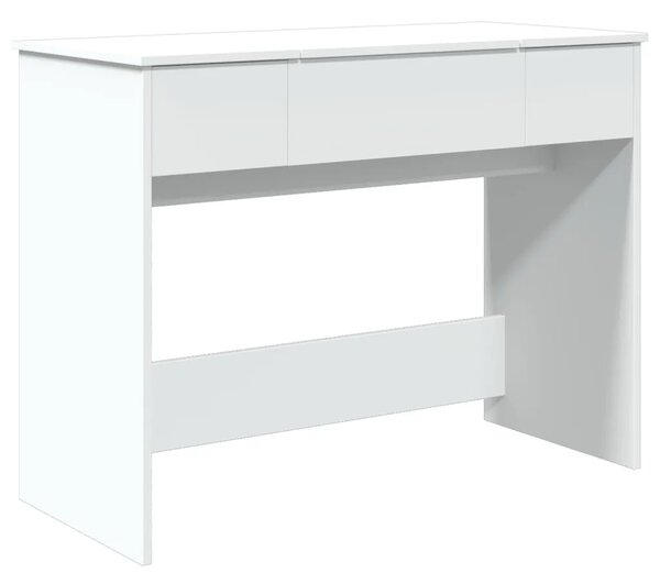 Toaletni stolić s ogledalom bijeli 100x45x76 cm - Bijela 1 Bijela