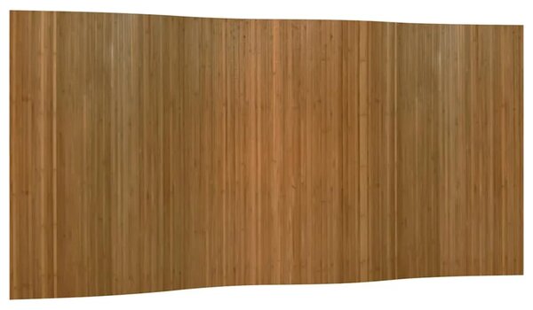 Paravan - Sobna pregrada smeđa širina 400 cm visina 165 cm od bambusa - Smeđa 400 cm 1 1