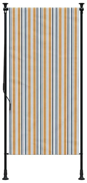 Vanjska roleta žuto-bijela 120 x 270 cm od tkanine i čelika - Žuta i bijela 120 x 270 cm 1 Podesiva visina (225 – 275 cm)