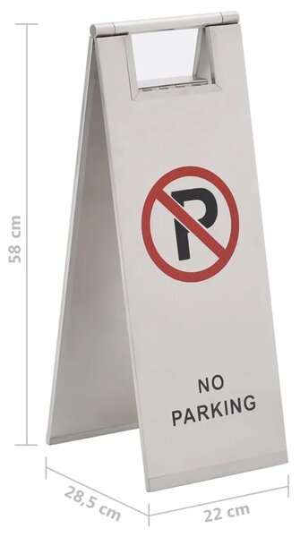 Sklopivi znak za parking od nehrđajućeg čelika