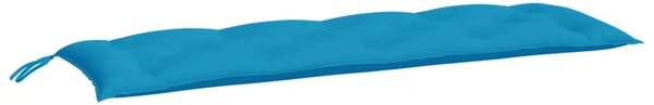 Jastuci za vrtnu klupu 2 kom svjetloplava od tkanine Oxford - Svijetlo plava 150 x 50 x 7 cm 2 Svijetlo plava