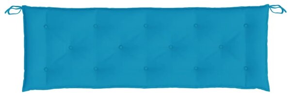 Jastuci za vrtnu klupu 2 kom svjetloplava od tkanine Oxford - Svijetlo plava 150 x 50 x 7 cm 2 Svijetlo plava