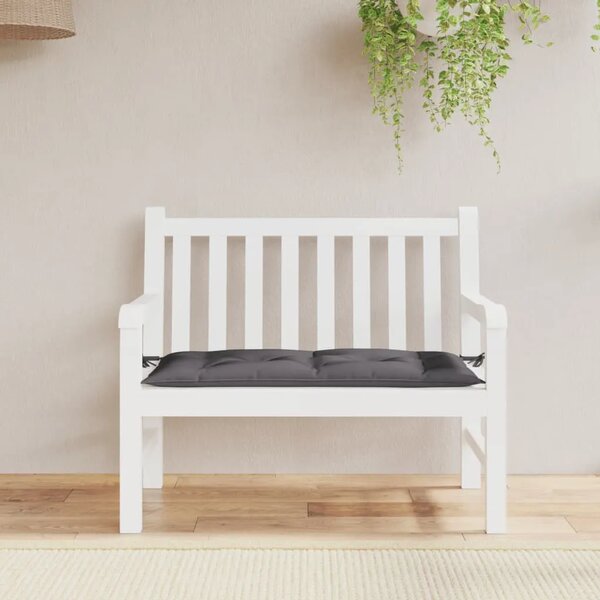 Jastuk za vrtnu klupu antracit 110 x 50 x 7 cm tkanina Oxford - Antracit 1 Antracit