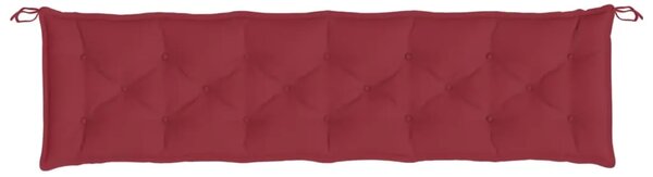 Jastuci za vrtnu klupu 2 kom Crvena vina tkanine Oxford - boja crnog vina 200 x 50 x 7 cm 2 Boja crnog vina