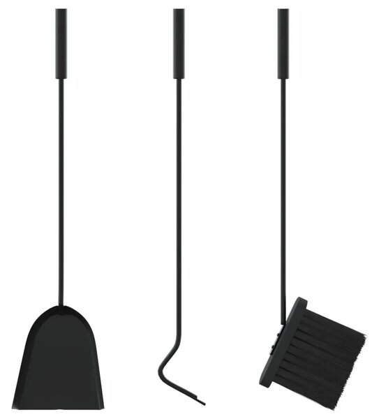 Set alata za kamin od 4 dijela 22 x 59 cm čelik