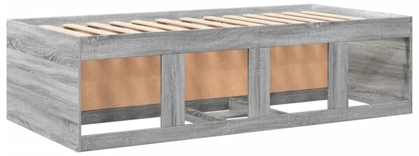 Dnevni krevet s ladicama bez madraca siva boja hrasta 100x200cm - Sivi hrast sonoma 100 x 200 cm Sivi hrast sonoma 100 x 200 cm