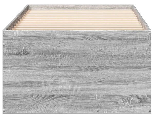 Dnevni krevet s ladicama bez madraca siva boja hrasta 100x200cm - Sivi hrast sonoma 100 x 200 cm Sivi hrast sonoma 100 x 200 cm