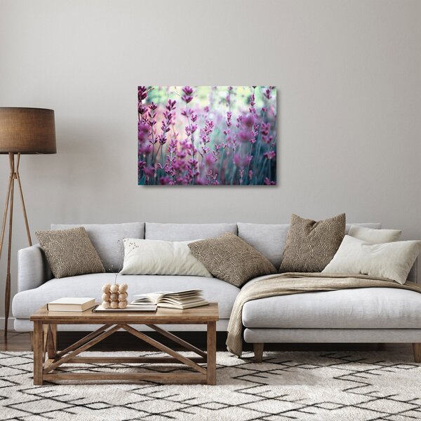 Staklena slika - Lavanda (70x50 cm)