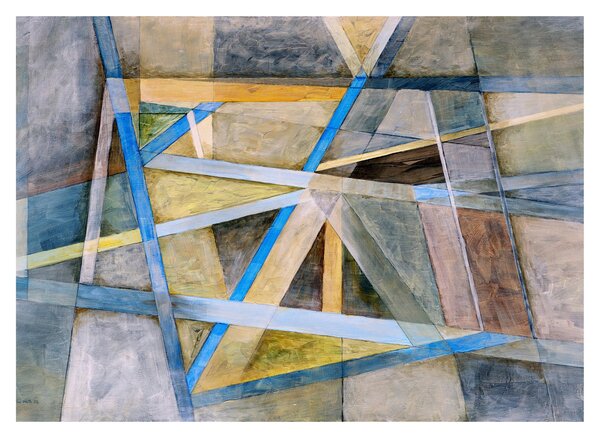 Staklena slika - Apstrakcija (70x50 cm)