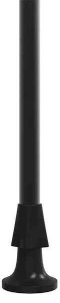 Tenda na uvlačenje antracit 300 x 150 cm od tkanine i čelika - Antracit 1 Antracitni okvir 300 cm