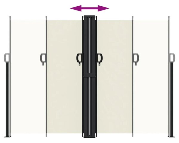 Bočna tenda na uvlačenje krem 180 x 1200 cm - Krema 180 x 1200 cm 1 Krema