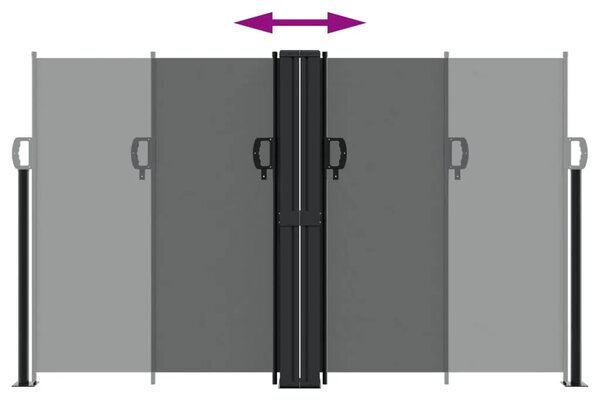Uvlačiva bočna tenda 140 x 1000 cm antracit - Antracit 140 x 1000 cm 1 Antracit