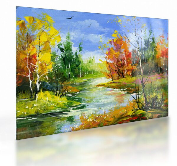 Staklena slika - Pejzažna slika (70x50 cm)