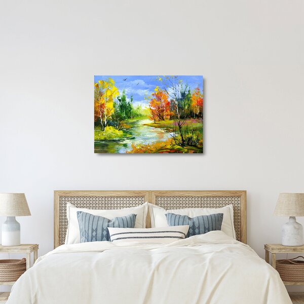Staklena slika - Pejzažna slika (70x50 cm)