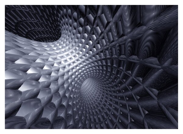 Staklena slika - 3D apstrakcija (70x50 cm)