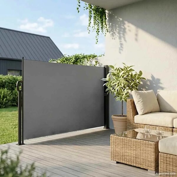Bočna tenda na uvlačenje antracit 160 x 500 cm - Antracit 160 x 500 cm 1 Antracit