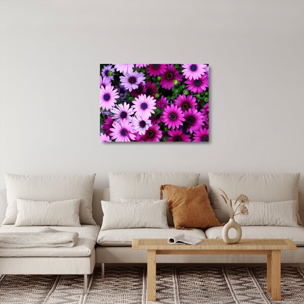 Staklena slika - Cvijeće (70x50 cm)