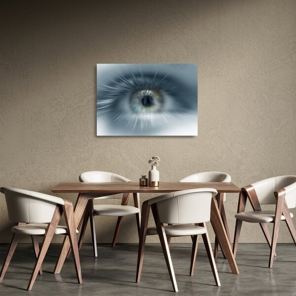 Staklena slika - Pogled oka (70x50 cm)