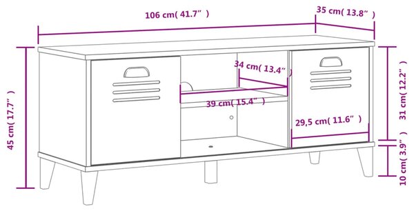 Klupa za cipele VIKEN antracit siva 106 x 35 x 45 cm drvena - antracit siva 1 1 1