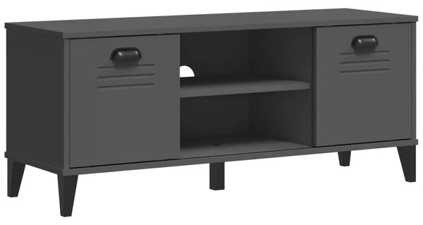 Klupa za cipele VIKEN antracit siva 106 x 35 x 45 cm drvena - antracit siva 1 1 1