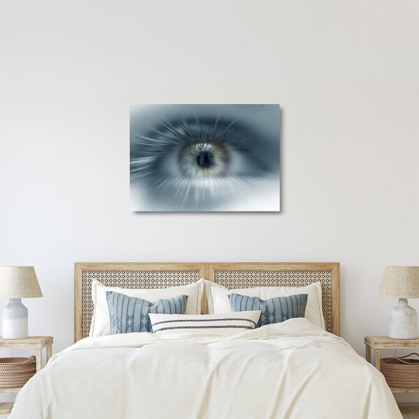 Staklena slika - Pogled oka (70x50 cm)