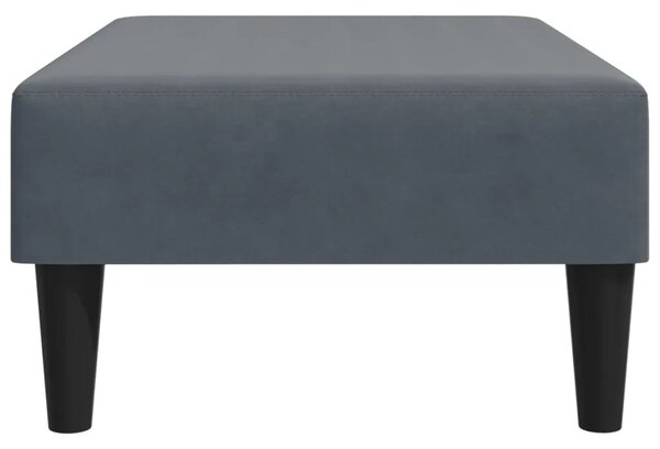 Tabure tamnosivi 77x55x31 cm baršunasti - Tamno siva 1 Tamno siva