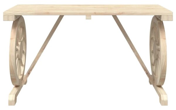 Vrtni stol 115 x 55 x 65 cm od masivne jelovine - Smeđa 1 Smeđa