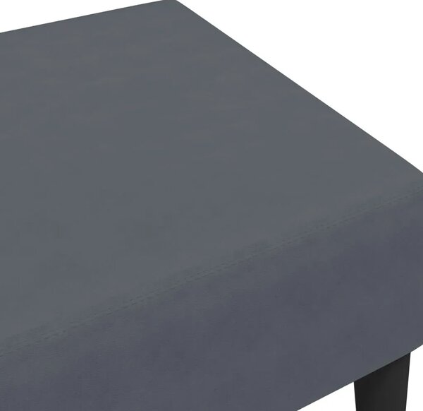 Tabure tamnosivi 77x55x31 cm baršunasti - Tamno siva 1 Tamno siva