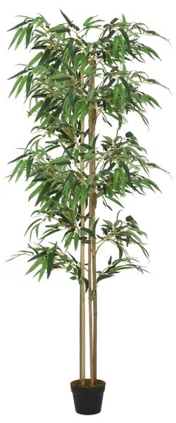Umjetno stablo bambusa 1520 listova 200 cm zeleno - 20 x 200 cm 1 20 x 200 cm