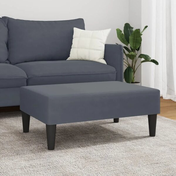 Tabure tamnosivi 77x55x31 cm baršunasti - Tamno siva 1 Tamno siva