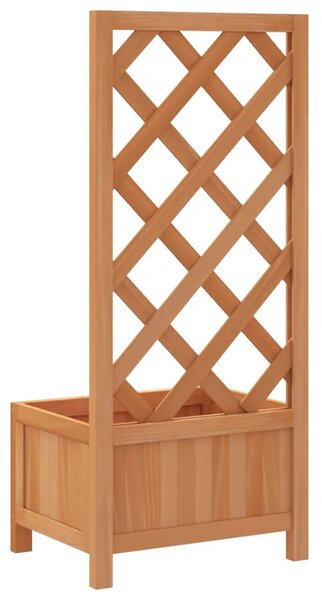 Sadilica s rešetkom smeđa 40x30x90 cm od masivne jelovine - Smeđa 40 x 30 x 90 cm 1 Smeđa