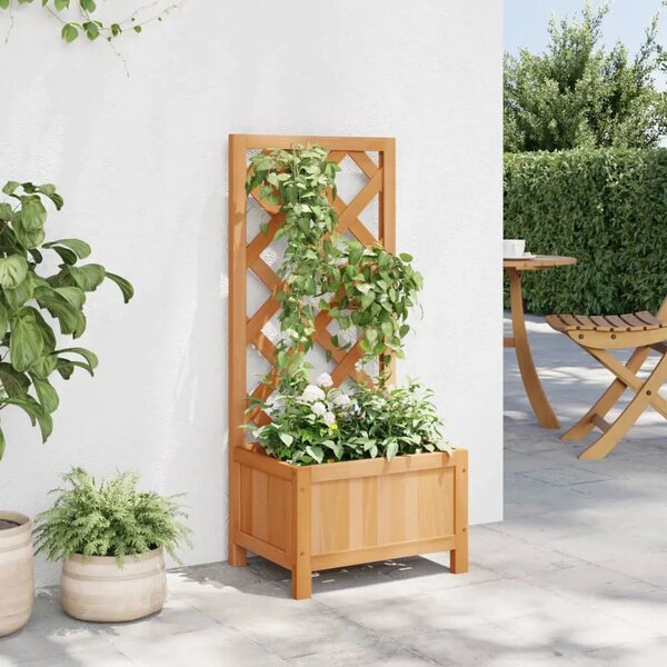 Sadilica s rešetkom smeđa 40x30x90 cm od masivne jelovine - Smeđa 40 x 30 x 90 cm 1 Smeđa
