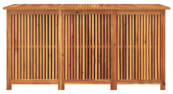 Vrtna kutija za pohranu 150x80x75 cm od masivnog drva bagrema - 150 x 80 x 75 cm 150 x 80 x 75 cm