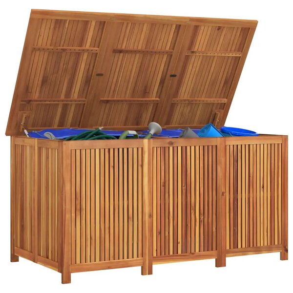Vrtna kutija za pohranu 150x80x75 cm od masivnog drva bagrema - 150 x 80 x 75 cm 150 x 80 x 75 cm
