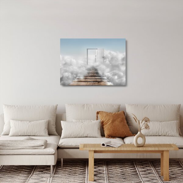 Staklena slika - Vrata do neba (70x50 cm)