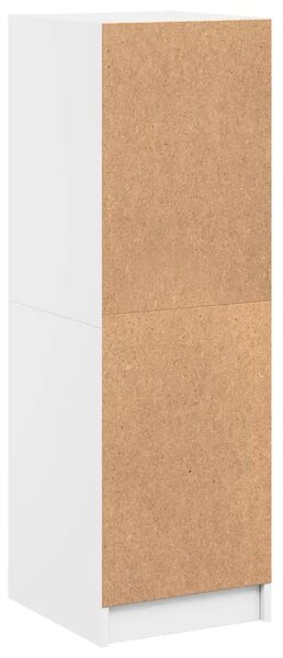 Visoka komoda sa staklenim vratima bijela 35 x 37 x 109 cm - Bijela 1 Bijela