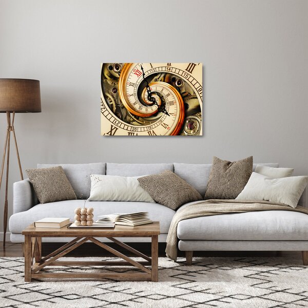 Staklena slika sata (70x50 cm)