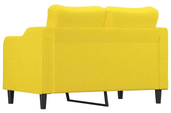 Dvosjed od tkanine svjetložuti 120 cm - Svjetložuta 120 cm Svjetložuta 120 cm